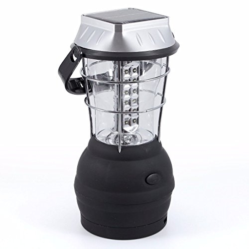 36 LED Power Hand Crank Solar Lantern Camping Light Rechargeable Outdoor