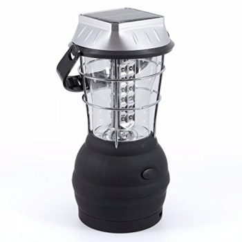 36 LED Power Hand Crank Solar Lantern Camping Light Rechargeable Outdoor