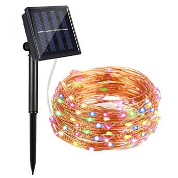 AYY Solar String Lights Outdoor