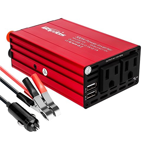 Bapdas 300W Car Power Inverter DC 12V to AC 110V Car Converter