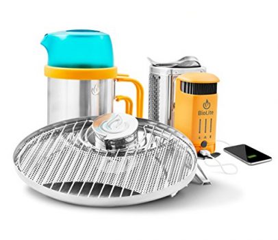 BioLite CampStove 2 Wood Burning and USB Charging Bundle