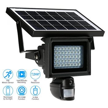 KKmoon 40 IR LEDS Solar Floodlight Street Lamp