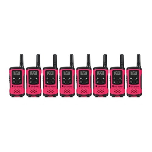 Motorola T107 Talkabout Radio, 8 Pack