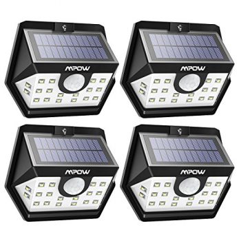 Mpow Solar Lights Outdoor, 20 LED Motion Sensor Lights