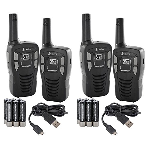 COBRA CXT145 MicroTalk 16 Mile 22 Channel Walkie Talkie 2 Way Radios