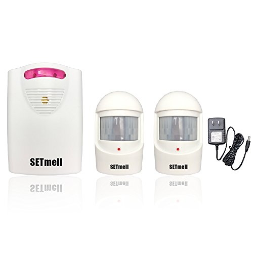 SETmell Wireless Home Security Driveway Alarm and Doorbell