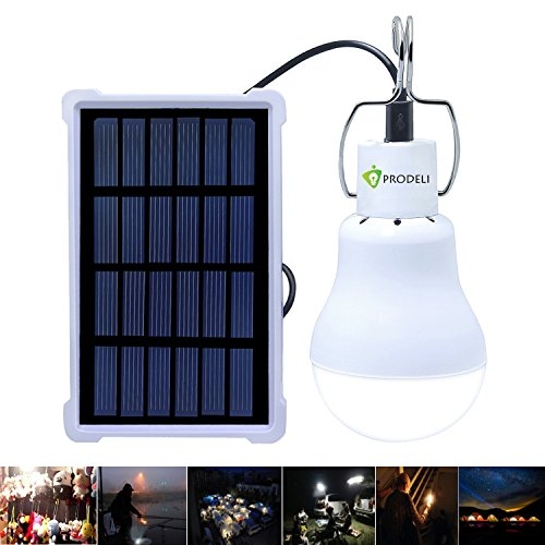 Solar Bulb, PRODELI LED Lantern Tent Light Bulb