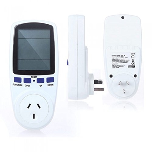TS-836 Power Energy Meter Socket Wattage Voltage Current Frequency Monitor