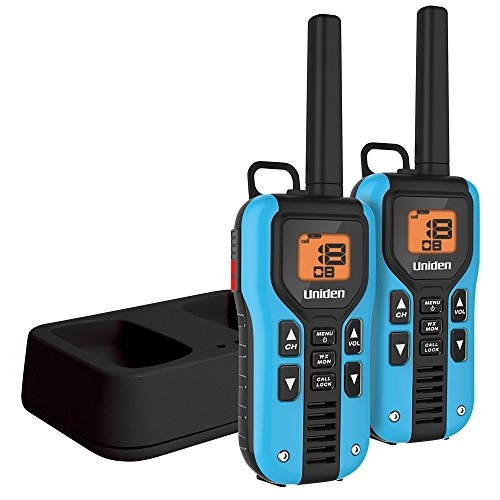 Uniden GMR4055-2CK Two-Way Radio with Charging Kit, Blue
