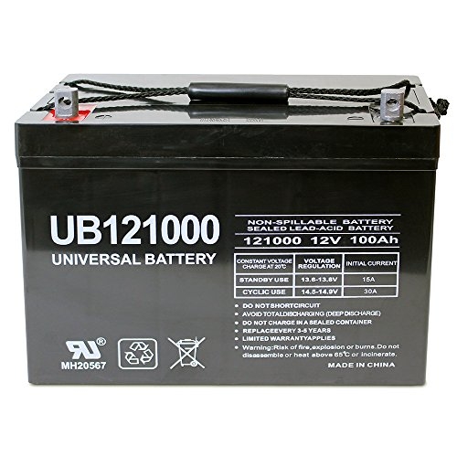 Universal UB121000-45978 12v 100AH Deep Cycle AGM Battery 12V 24V 48V