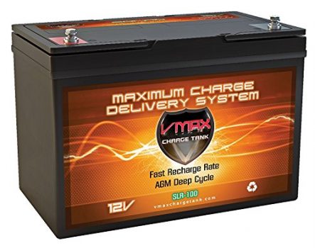 VMAX SLR100 12V 100ah Solar Battery for camping RV panels