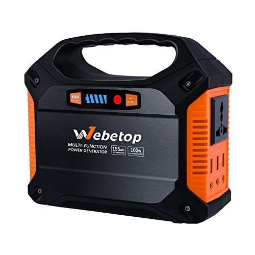 Webetop 155Wh 42000mAh Portable Generator Power Inverter Battery