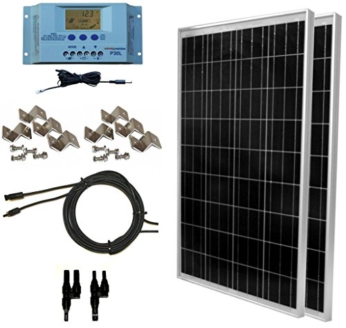 WindyNation 200 Watt Solar Panel Kit