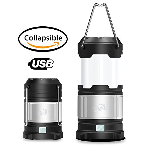 HiHiLL USB Rechargeable Camping Lantern Flashlight