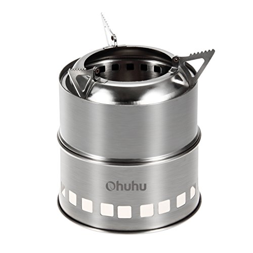 Ohuhu Camping Stove Stainless Steel Backpacking Stove