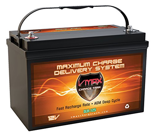 Vmaxtanks Vmaxslr125 AGM Deep Cycle 12v 125ah SLA rechargeable Battery